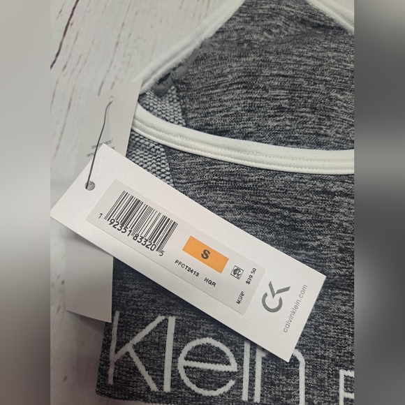 Calvin Klein Performance Medium Impact Reversible Seamless Sports Bra-S - Picture 2 of 4